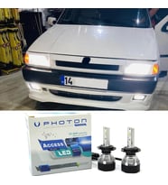 Fiat Tipo Led Xenon Uzun + Kısa Far Ampulü H4 Access Yeni Seri Beyaz