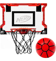 Nerf Basketball Hoop Set - Pro Hoop Mini Hoop Set With Mini Basketball - Steel Rim Great For Dunking