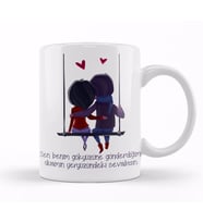 Sevgililer Günü Sevgiliye Hediye 017 Kupa Bardak Porselen