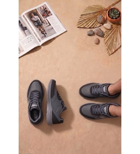 Elit ASENS4349 Erkek Klasik Sneaker Füme