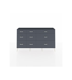 Arges Konsol 9 Çekmeceli  176x30x99 Antrasit-Antrasit