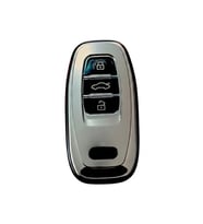 Audi A4-A5-A6-A7-Q5-Q7 Sustasız Oto Anahtar Kumanda Kabı Gri