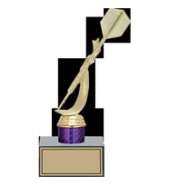 ODAK KUPA - Figürlü Kupalar - Dart Figürlü Kupalar FG-002 C - 23 cm