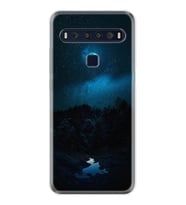 TCL 10L 10 Plus 10SE 20E 20SE 30SE L7 Kılıf Desemli Silikon Gece 1633