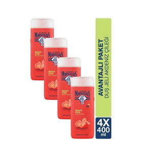 Le Petit Marseillais Akdeniz Çileği Duş Jeli 400 ml x4