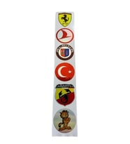 ÇOKLU HOLOGRAM LOGO STİCKER 5cm - MODEL1