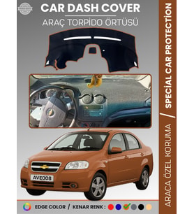 CHEVROLET AVEO (2006-2011) Torpido Örtüsü Ön Göğüs Torpido Koruma Tam Uyum Kaymaz Hızlı Montaj