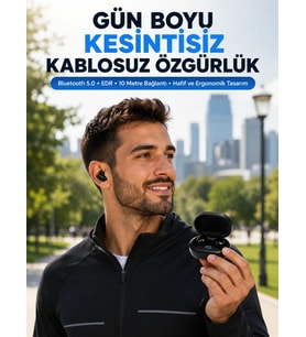 Bluetooth 5.0 Kulaklık – LED Ekranlı Şarj Kutusu Yeni Nesil