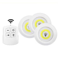 Kablosuz Uzaktan Kumandalı 3 lü Led Lamba Seti