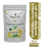 Organik Spirulina Chlorella Tozu Katkısız 50 Gr