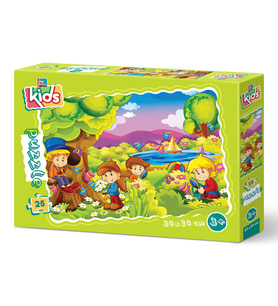 Yappuzz Sevimli Gezginler 25 Parça Çoçuk Puzzle