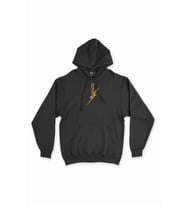 Elektro Gitar Tasarım Siyah Sweatshirt Hoodie