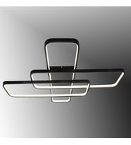 TT040-SY TT Aydınlatma Mat Siyah Plofonyer Led Avize (Beyaz)