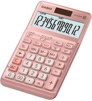 Casio Jf-120Fm-Pk Pembe 12 Hane Masa Üstü Hesap Makinesi