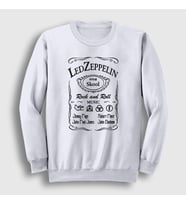 Presmono Unisex Beyaz Old Led Zeppelin Sweatshirt 96553tt (Beyaz)