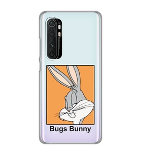 Xiaomi Mi Note 10 LITE Uyumlu Bugs Bunny Tasarımlı Şeffaf Telefon Kılıfı