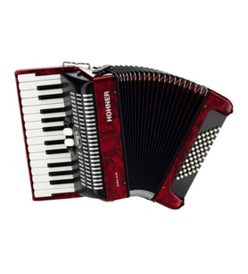 Hohner Bravo II 60 Akordeon (Kırmızı)