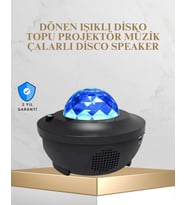 Bluetooth & USB Müzik Çalar Gece Lambası – 50 m² Kapsama, Uzaktan Kumanda