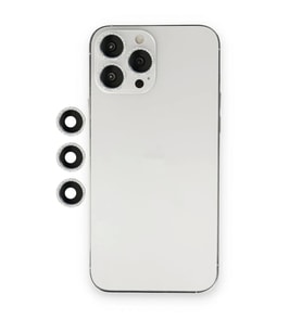 Newface Apple iPhone 12 Pro Shine Kamera Lens - Gümüş