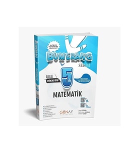 Günay Yayınları GÜNAY YAYINLARI 5.SINIF BUMERANG ETKİNLİKLİ MATEMATİK (Çok Renkli)
