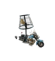 Dekoratif Metal Polis Motosikletli Abajur