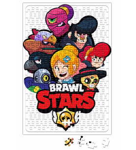 Brawl Stars Yıldızları Puzzle 240 Parça Yapboz