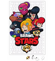 Brawl Stars Yıldızları Puzzle 240 Parça Yapboz