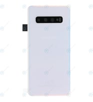 Samsung Galaxy S10 Arka Pil Kapağı - LENS HARİÇ, SM-G973F (Beyaz)