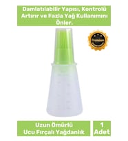 Premium Seri Dayanıklı Uzun Ömürlü Damlatılabilir Sürülebilir Silikon Ucu Fırçalı Yağdanlık