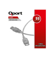 QPORT 5metre Q-UZ5 USB 2.0 Uzatma Kablosu