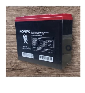 MONERO 12V-24 AMPER (DİK) E-BIKE AKÜ EBATLAR:180*78*170 mm (20 Amper Akü İle Aynı Ebat)
