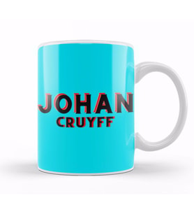 Johan Cruyff Art Gift Kupa Bardak Porselen