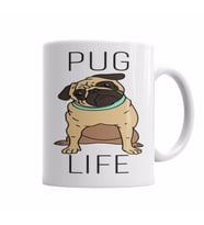 PUG LIFE Köpek Kupa Bardak Porselen