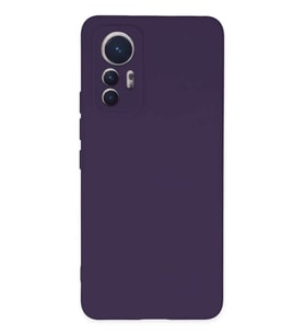 Mi 12 Lite Kılıf Nano içi Kadife Silikon - Mor
