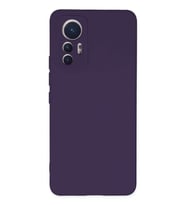 Mi 12 Lite Kılıf Nano içi Kadife Silikon - Mor