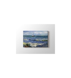DBSanatevi Vincent Van Gogh - Seascape Near Les Saintes-maries-de-la-mer Tablo 50 X 70 cm