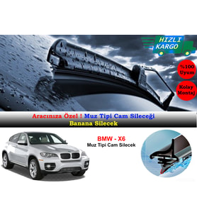 Bmw X6 E71 2008-2012 Muz Silecek Takımı