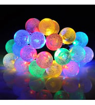 VIP KALİTE RENKLİ KRİSTAL TOP LED IŞIK CRYSTAL LED LİGHT BALL YILBAŞI AĞACI IŞIĞI RENKLİ NOEL IŞIĞI