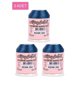 3 Adet Altınbaşak Oya ve Dantel İpi 20 gr - Royaleks - No: 585