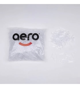 Aero Gömlek Klipsi 37 mm Şeffaf Tırtıksız (2.000 Adet)