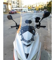 MOTOCAM Motolüx Mtx 125 Ön Cam 2022-2026 Model 65cm Şeffaf Renkli 4mm ORTA BOYLU