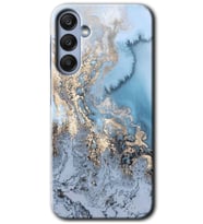 Galaxy A35 Kılıf HD Desen Baskılı Kılıf - Eski Mermer