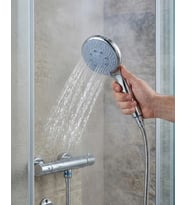 Spiral Hortumlu 4 Kademeli El Duşu Seti Duvar Askılı Banyo Duş Başlığı