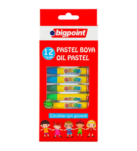 Bigpoint Pastel Boya 12 Renk (Renksiz)