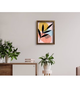 BK Home Doğal Masif Ahşap Çerçeveli Tablo 45x65cm-44