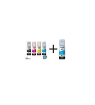 Epson 103 EcoTank L3266 4 Renk Orjinal Mürekkep Takımı + 1 Mavi Hediye