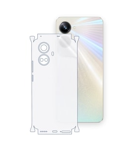 SChitec Realme 10 Pro+ Uyumlu Fullbody Arka Kaplama Hidrojel Koruyucu Film