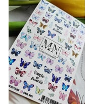 Nail Art Slider Stiker – Limon Dilim W77