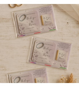 Söz Nişan Kına Nikah Düğün Hatırası Kare Açacak Magnet