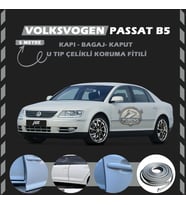 Volksvogen Passat B5 Oto Araç Kapı Koruma Fitili 5metre Parlak Gri Renk